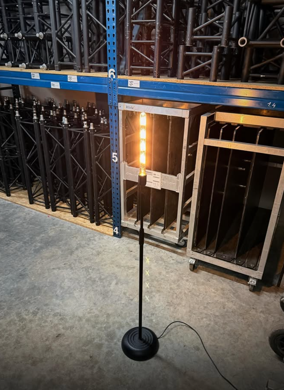 Custom light stand e27 round base